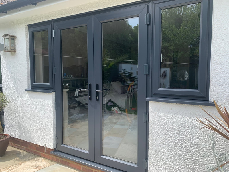 Anthracite Grey French Doors Margate Thanet