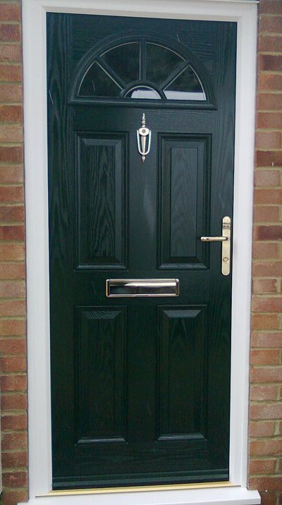 Composite door Entrance 44 green