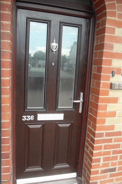 Composite door Entrance 44 mahogany