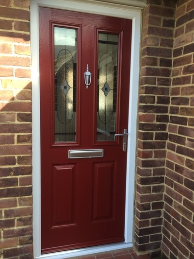 Endurance coloured solid core composite red with chrome furniture