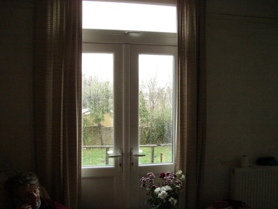 French doors high security double glazed UPVC  white internal