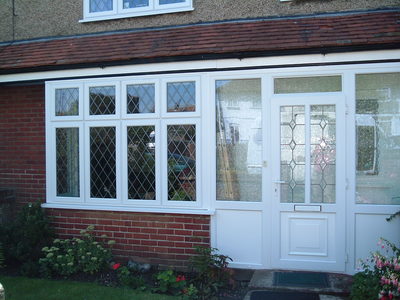 Double Glazed Entrance Door High Security entrance porch