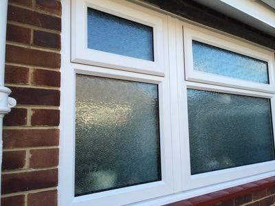 UPVC double glazed window coupled