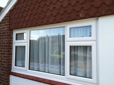 UPVC double glazed window four openers