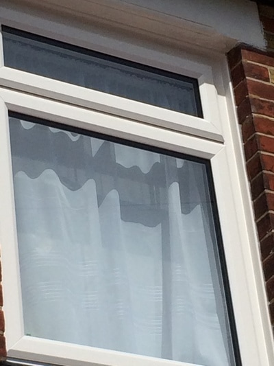 UPVC double glazed window two openers