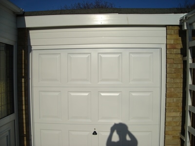 GRP/UPVC garage door and frame