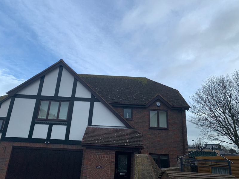 UPVC Rosewood Fascia Bargeboard Broadstairs Thanet