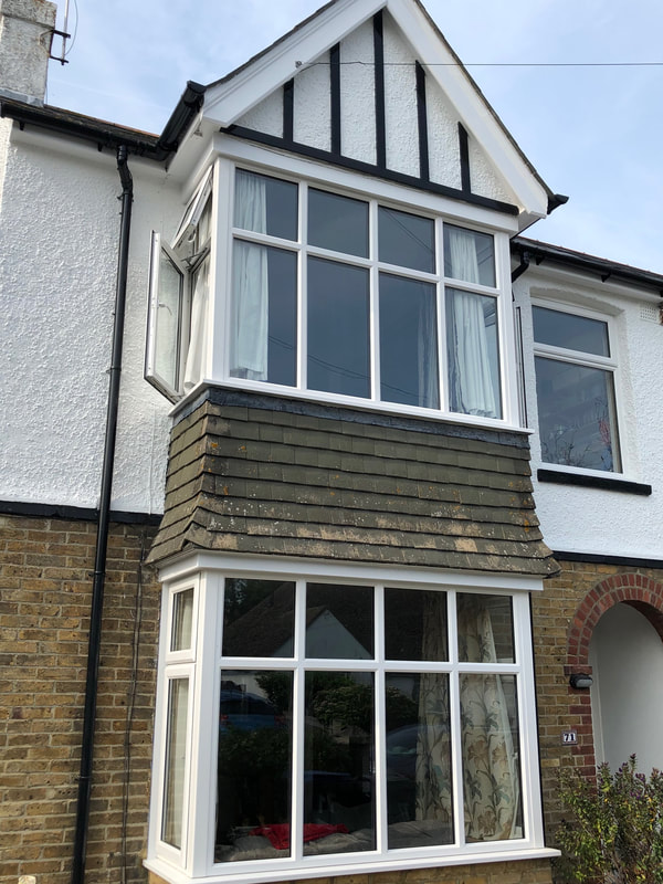 UPVC Double Glazed Square Bay Window load bearing