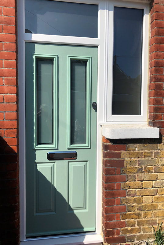 Endurance solid core composite door with flag window