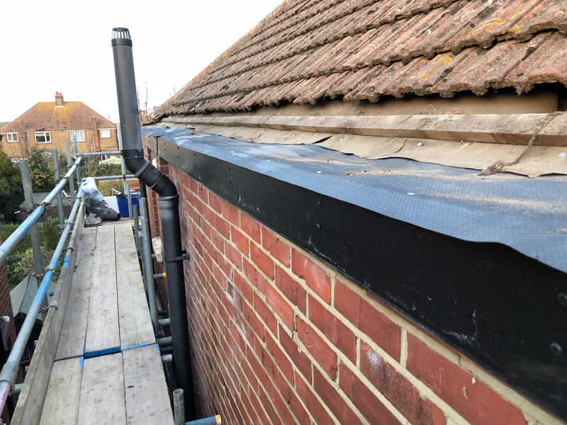 Black grain fascia