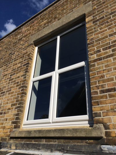 UPVC double glazed commercial installtion at new life family church