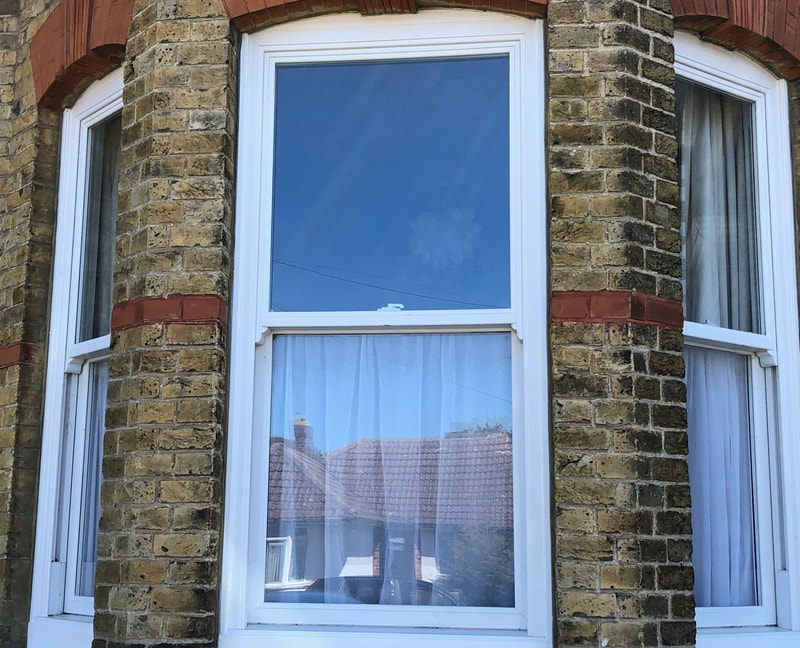 Sliding Box Sash Double Glazed UPVC Window 