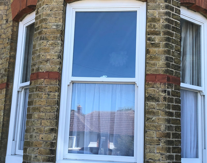 Sliding Box Sash Double Glazed UPVC Window 