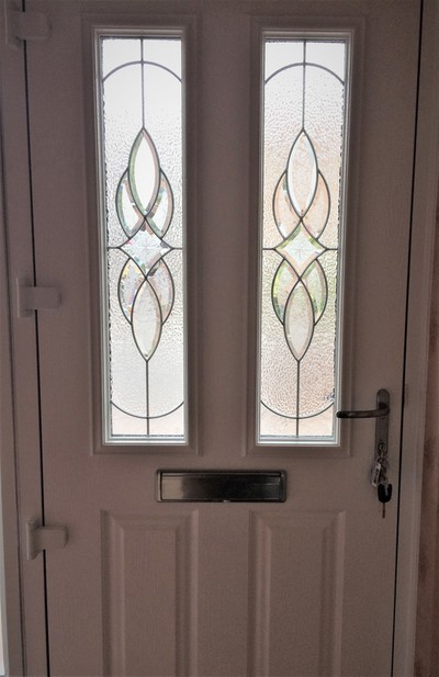 Endurance Solid Core Composite Door White Internal Triple Glazed