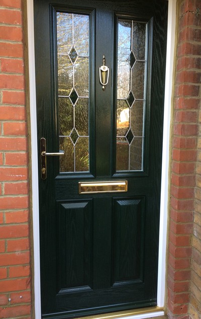 Composite door Entrance 44 green