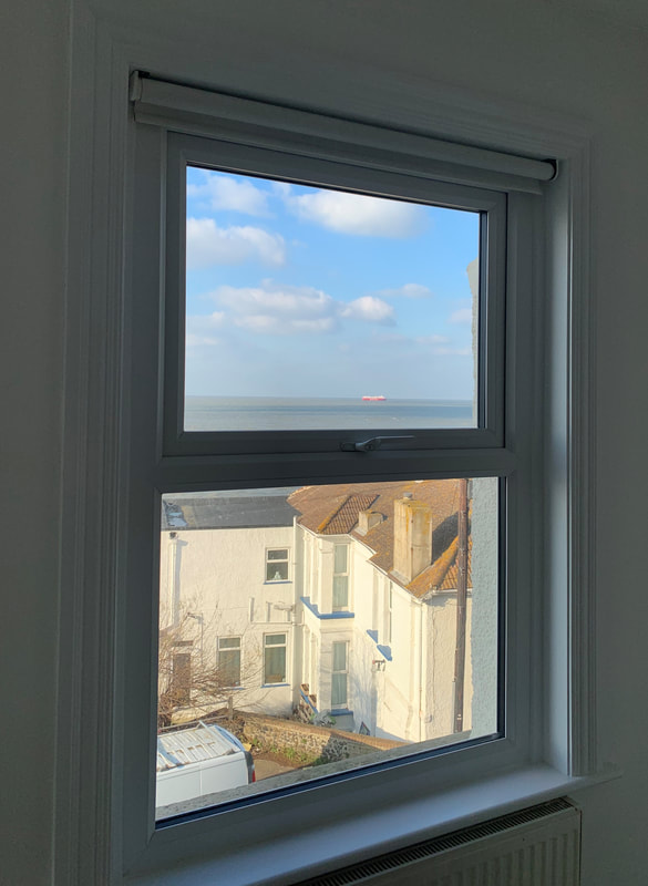 Double glazed UPVC windows box sash