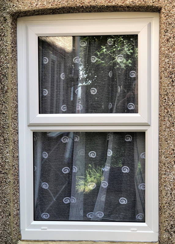 UPVC Double glazed box sash replacement