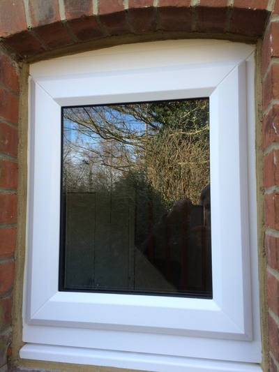 UPVC double glazed window one opener