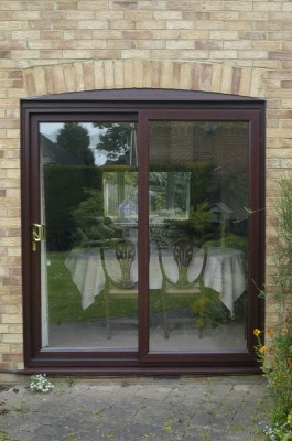 UPVC double glazed patio door 2 pane